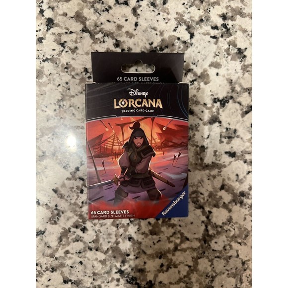 Disney Other - Disney Lorcana Mulan Card Sleeves (65 count) Sealed & In-Hand TCGDisney Open Pck